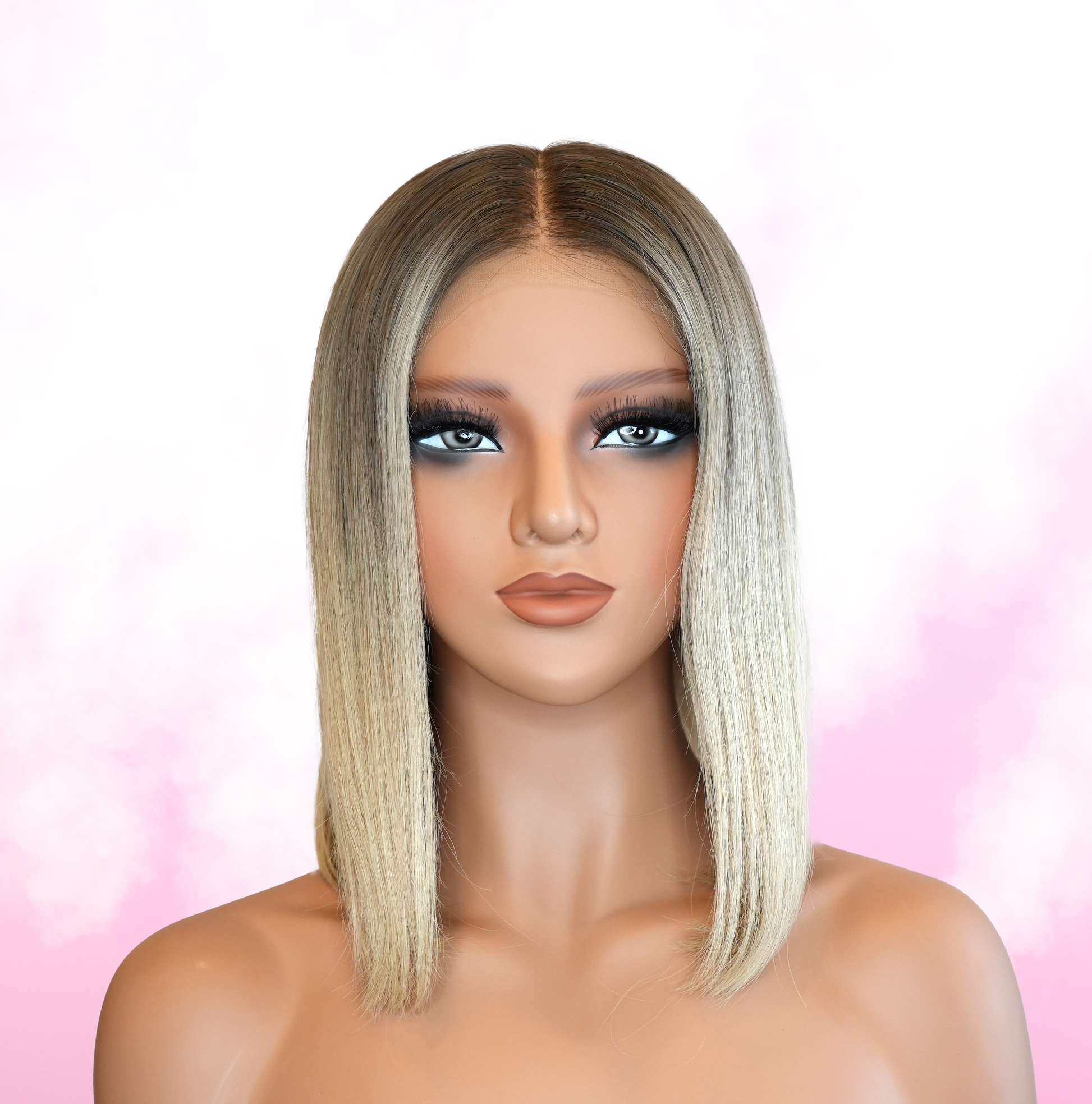 Ombré Blonde Shadow Roots| Human Hair Wig | Premium 14-15" | Wigs R Us Toronto