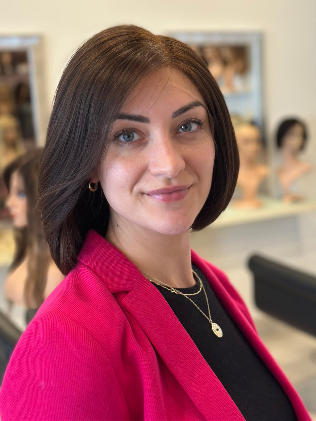 Kathy Dark Short Wig | Premium Human Hair | Wigs R Us Toronto