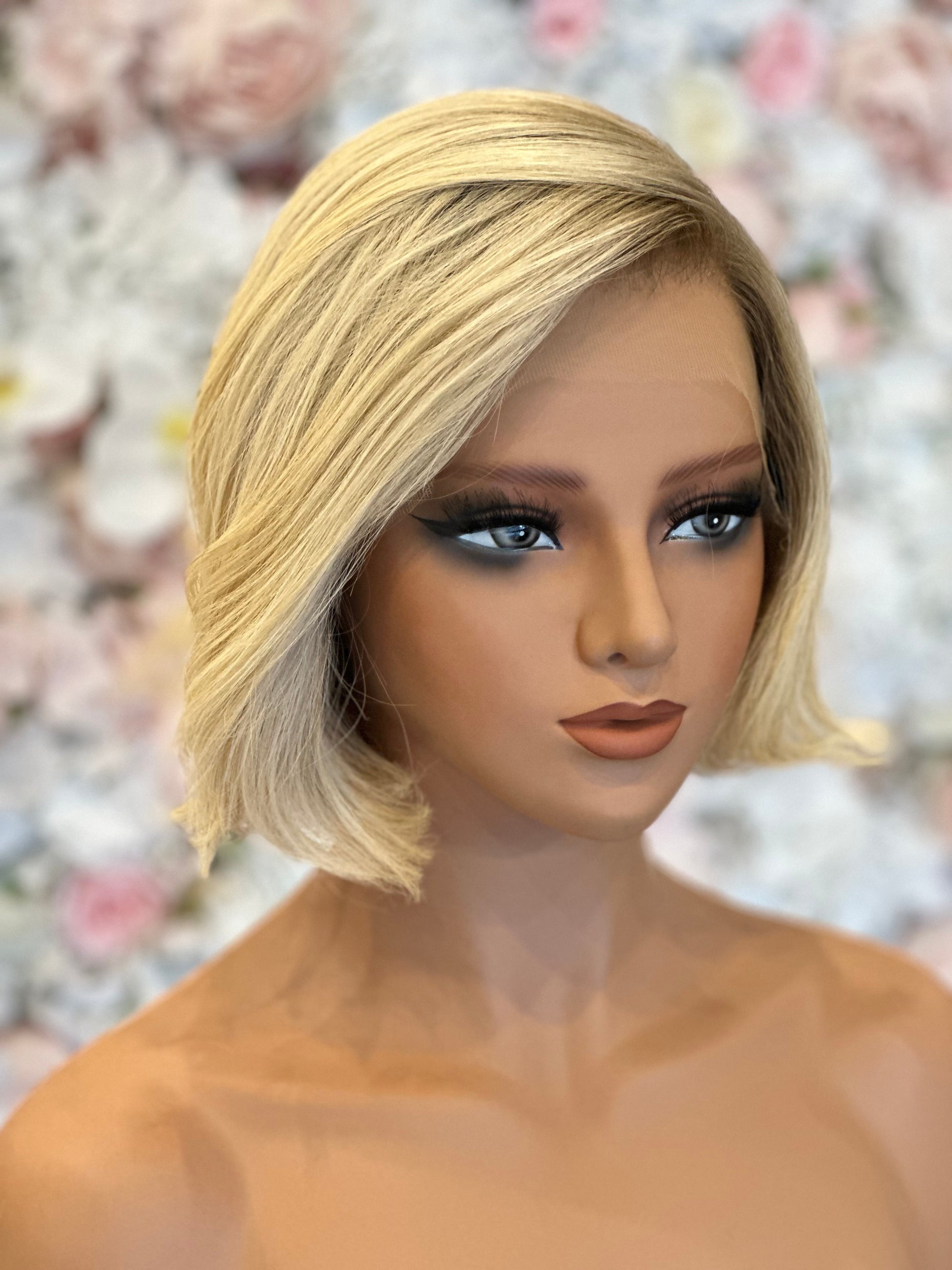 Vicky Classic Bob Wig with Shadow Roots | Premium 10-12” Human Hair | Wigs R Us Toronto