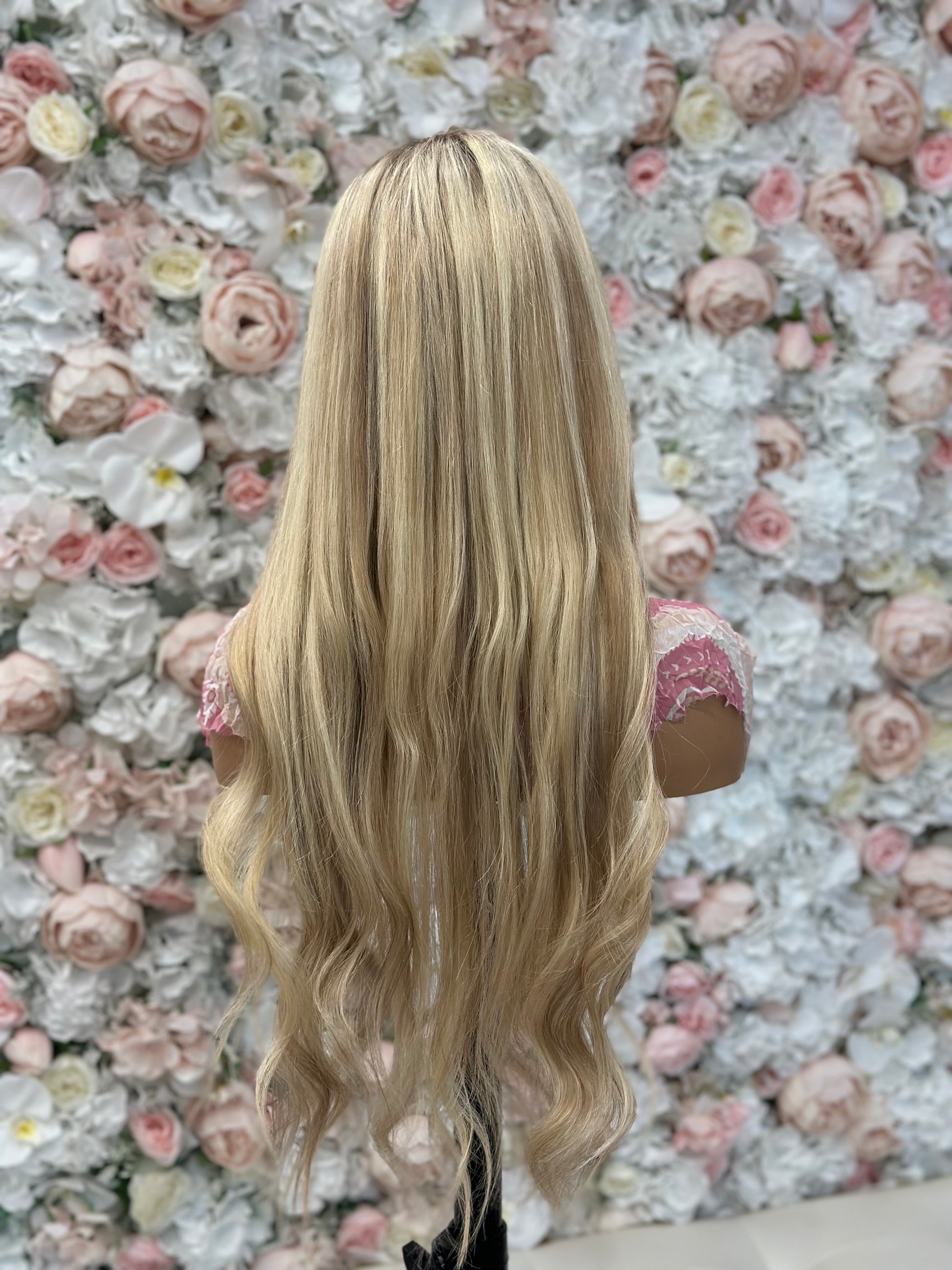 Kathy Human Hair Long Blonde Lace Front Wig| Wigs R Us Toronto