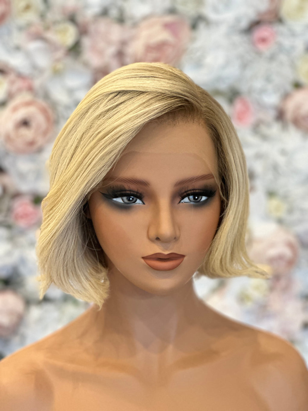 Vicky Classic Bob Wig. with Shadow Roots, | Premium 10-12” Human Hair | Wigs R Us Toronto