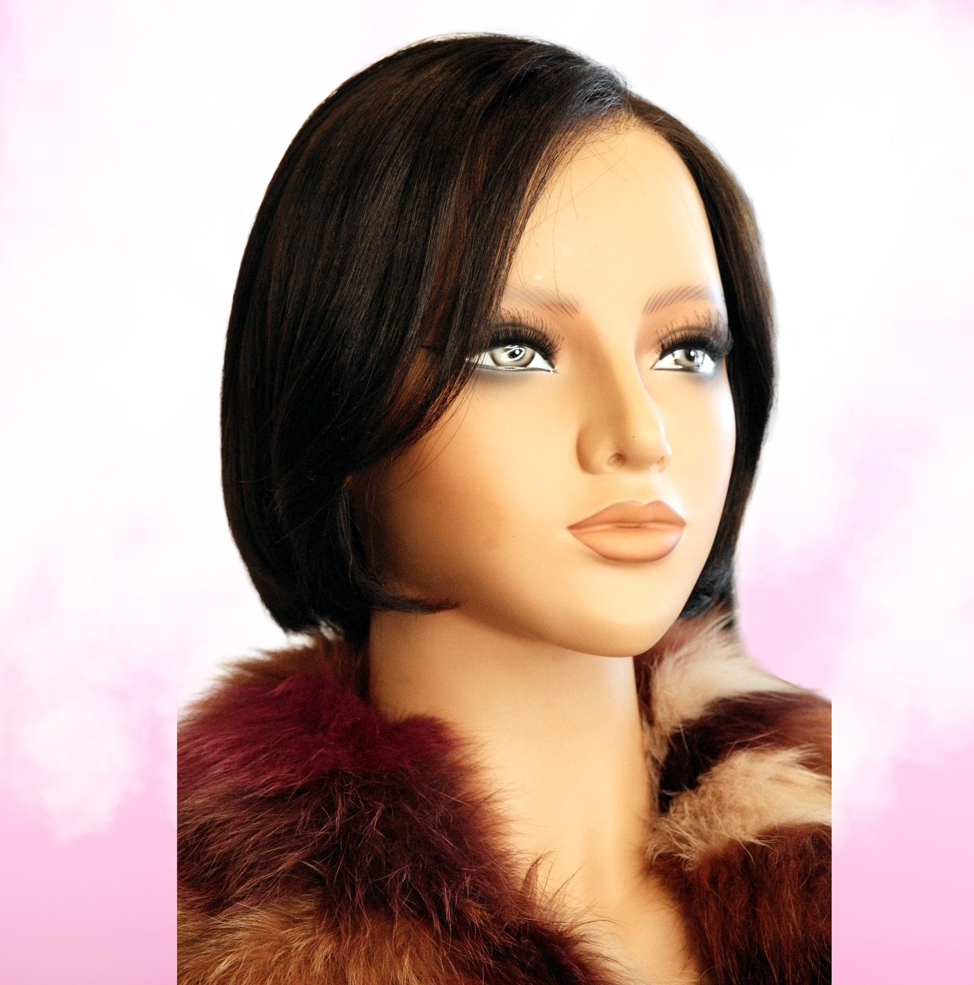 Black Human Hair Bob Lace Front Wig | Sleek 8-10”Style | Wigs R Us Toronto