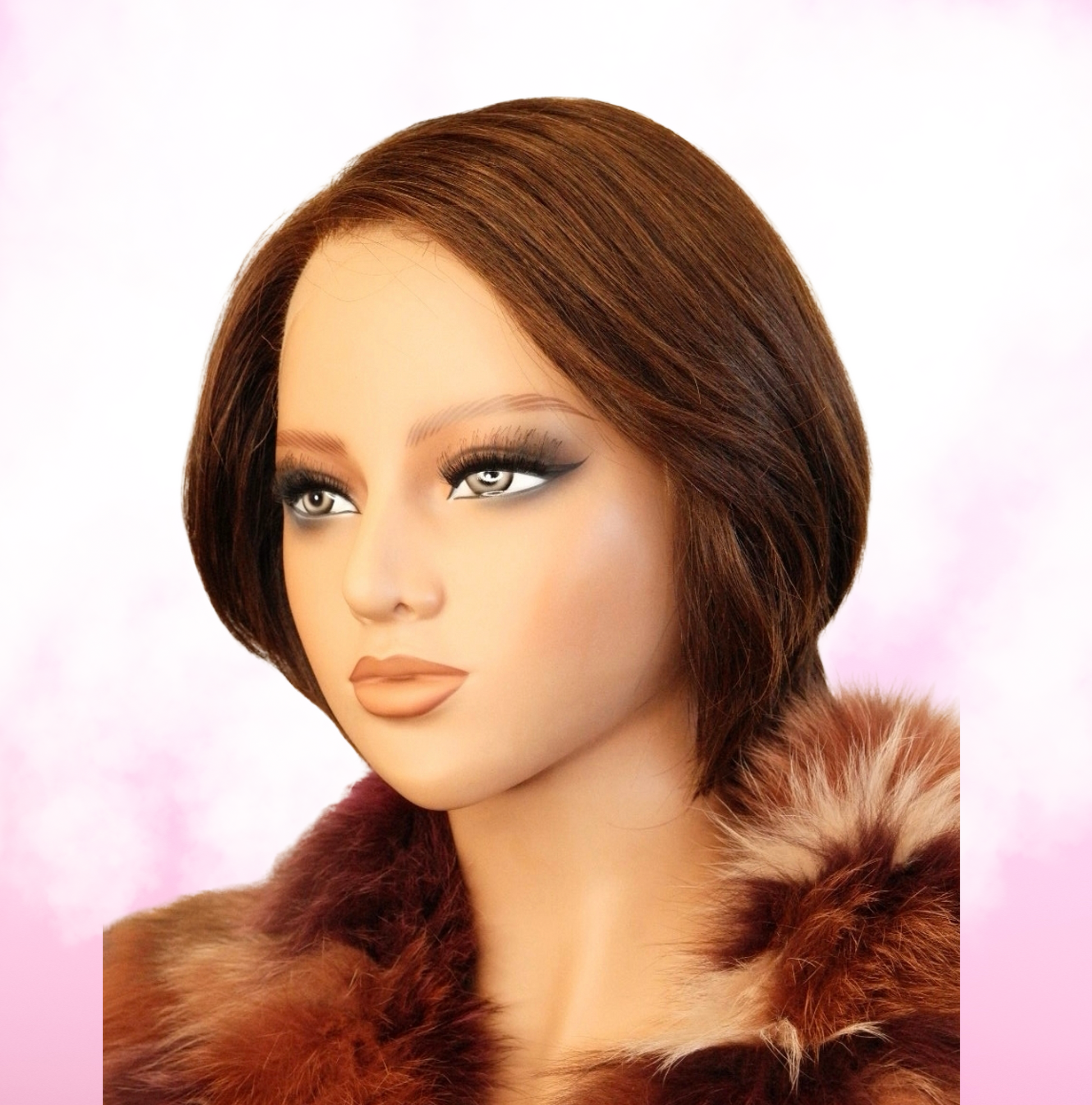 Sarah Human Hair Bob Lace Front Wig | Sleek 10-12" Style | Wigs R Us Toronto