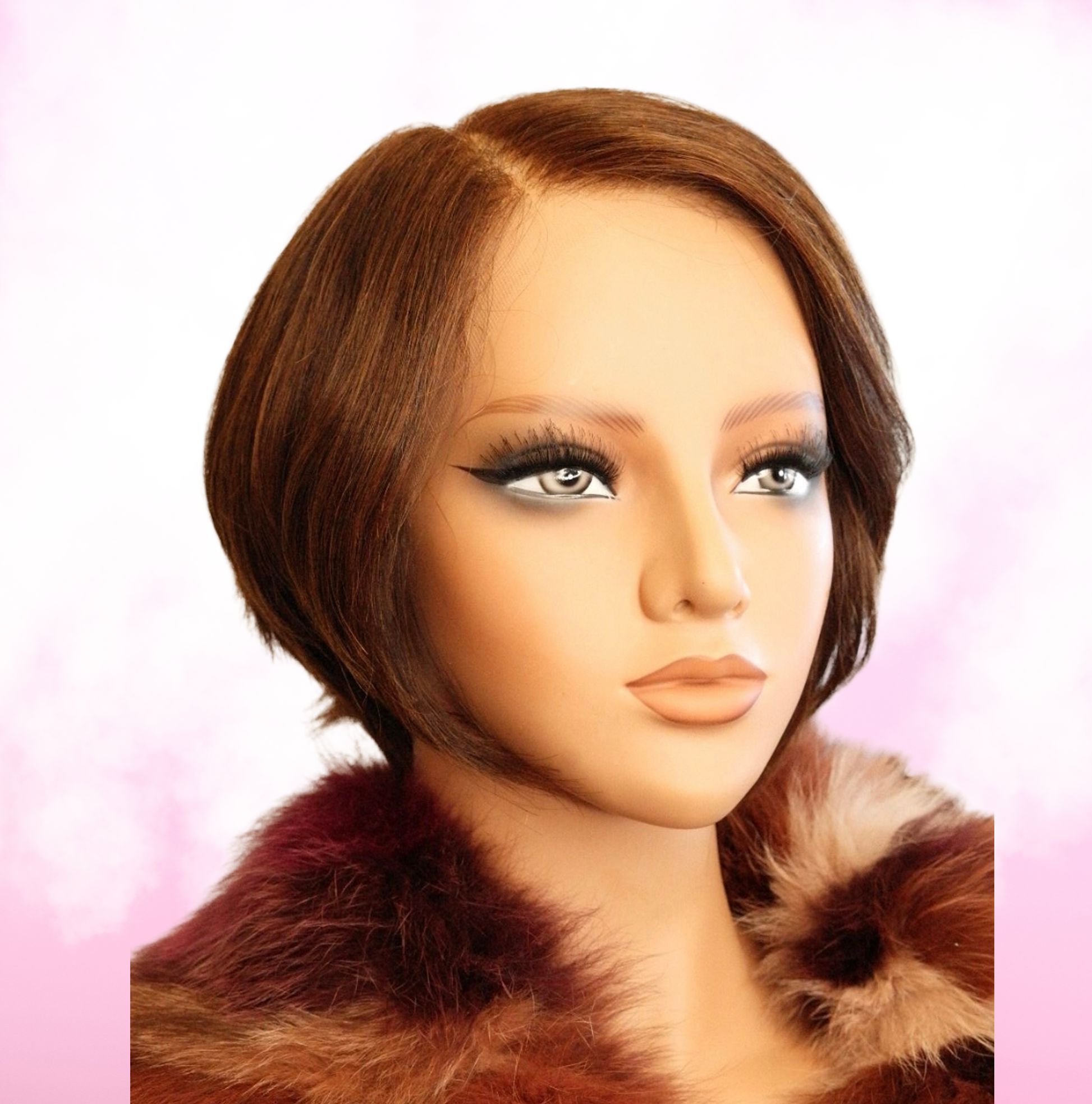 Sarah Human Hair Bob Lace Front Wig | Sleek 10-12" Style | Wigs R Us Toronto