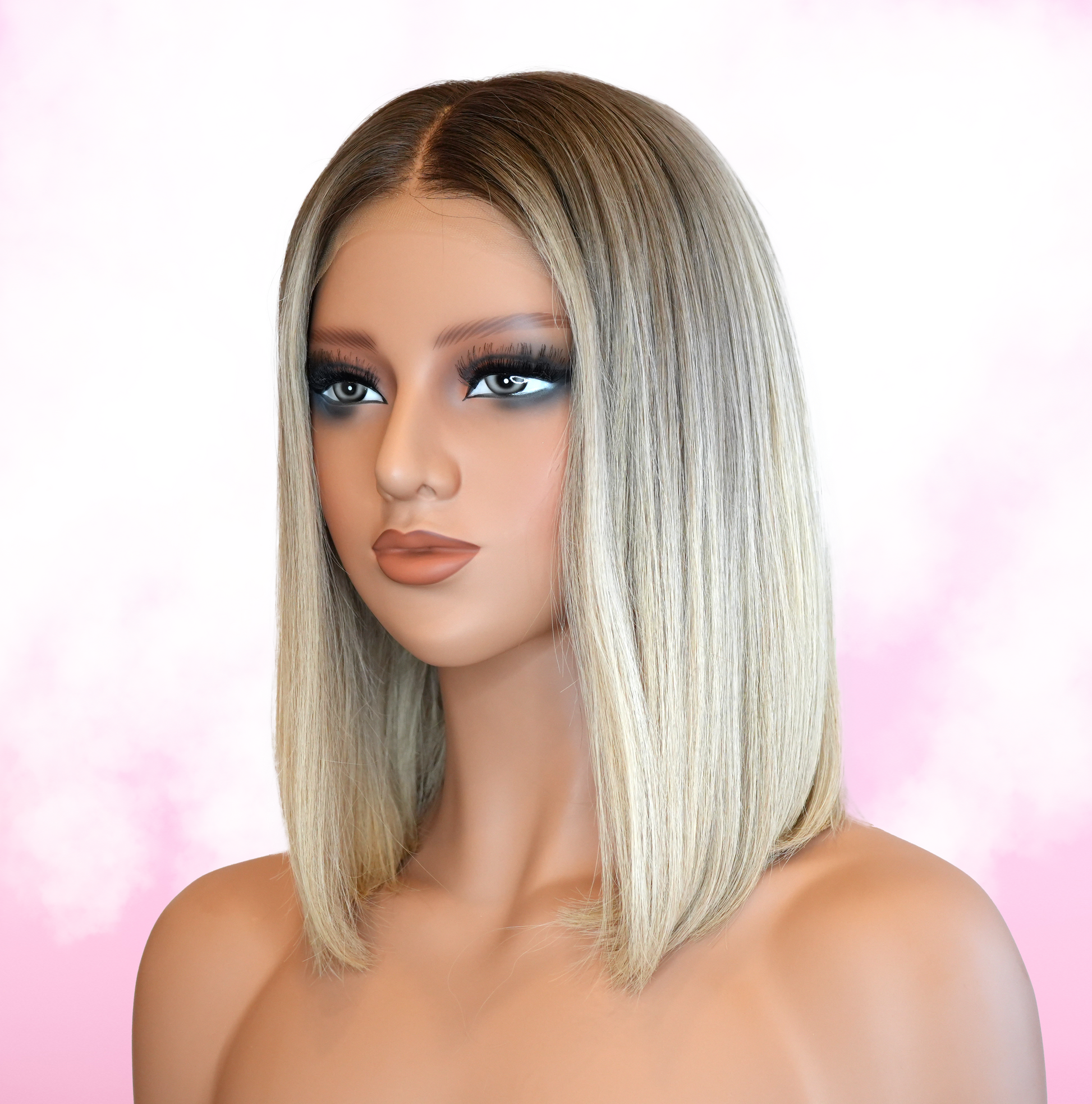 Ombré Blonde Shadow Roots| Human Hair Wig | Premium 14-15"  | Wigs R Us Toronto