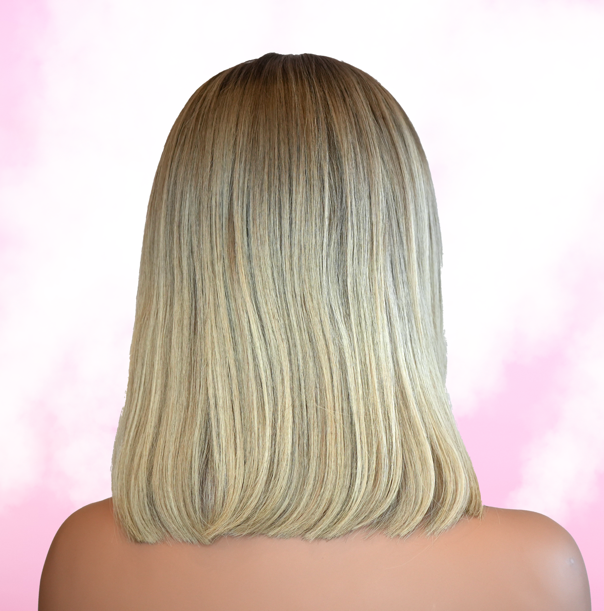 Ombré Blonde Shadow Roots| Human Hair Wig | Premium 14-15"  | Wigs R Us Toronto