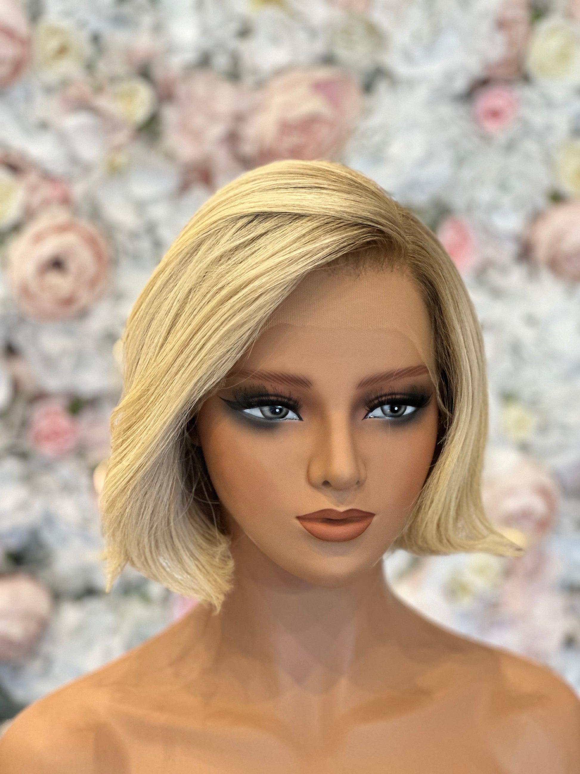 Vicky Classic Bob Wig with Shadow Roots | Premium 10-12” Human Hair | Wigs R Us Toronto