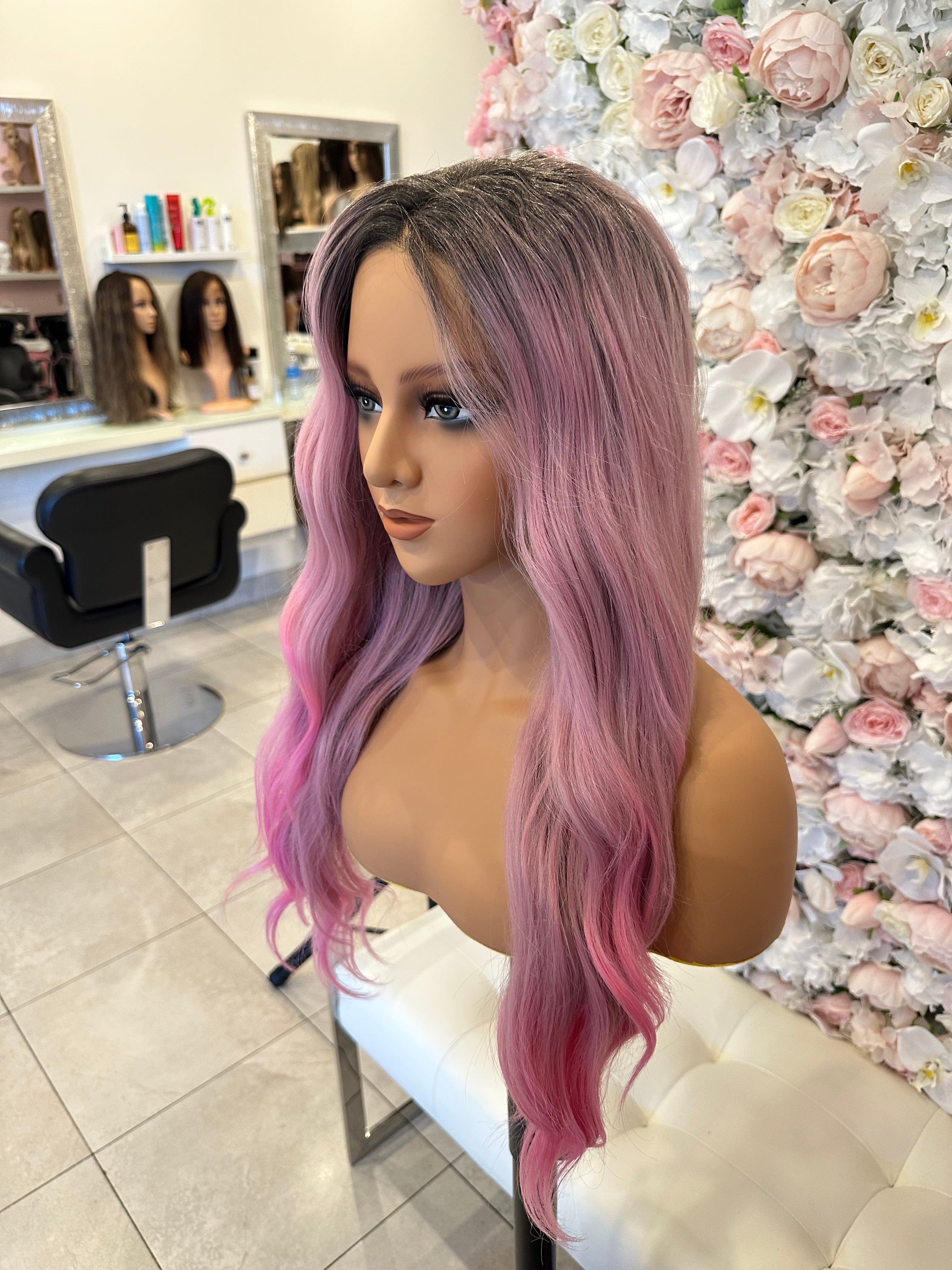 Cotton Candy Synthetic Lace Front Wig