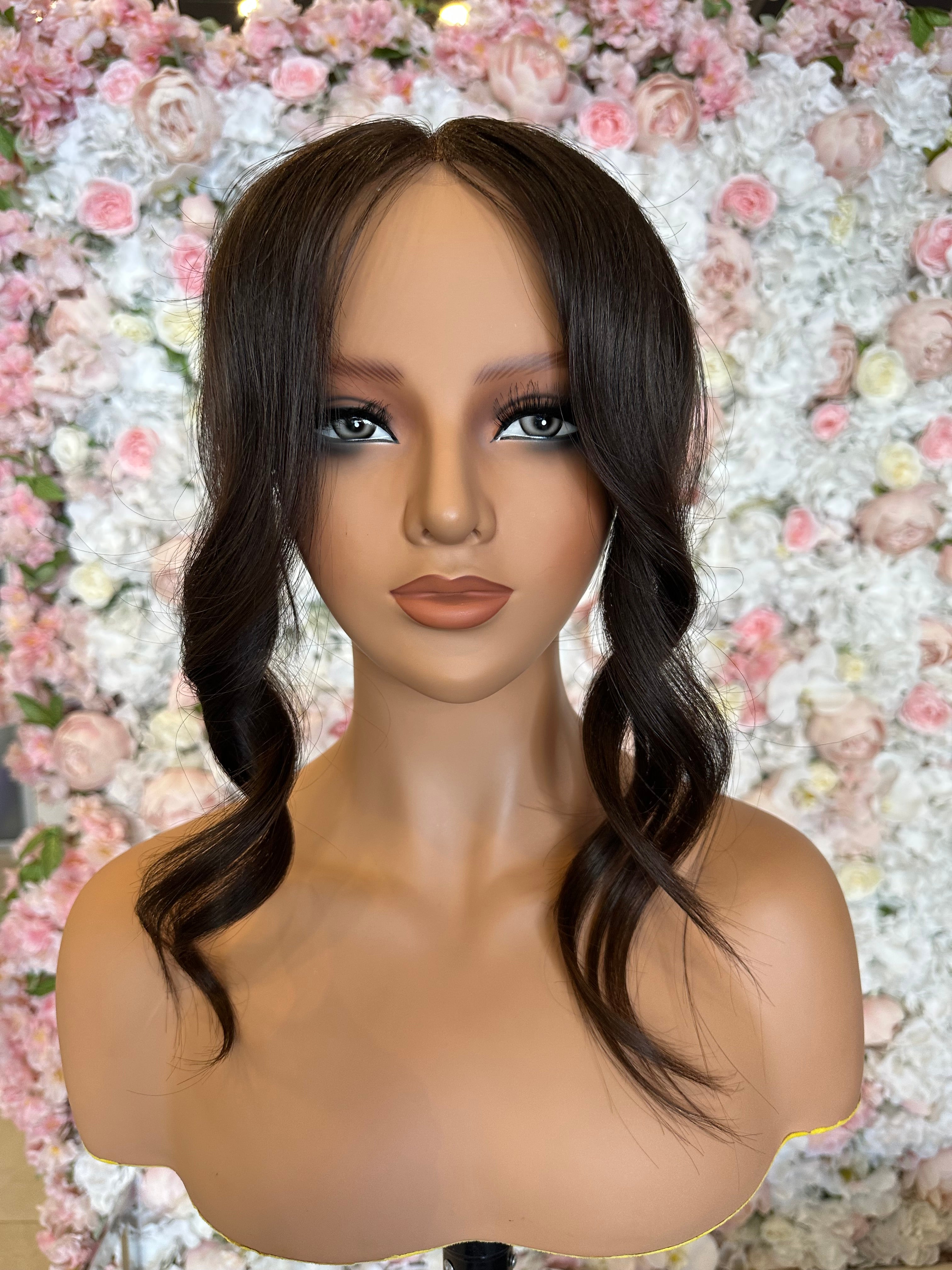 Frontal Hairline Hair Topper for Women - Brown