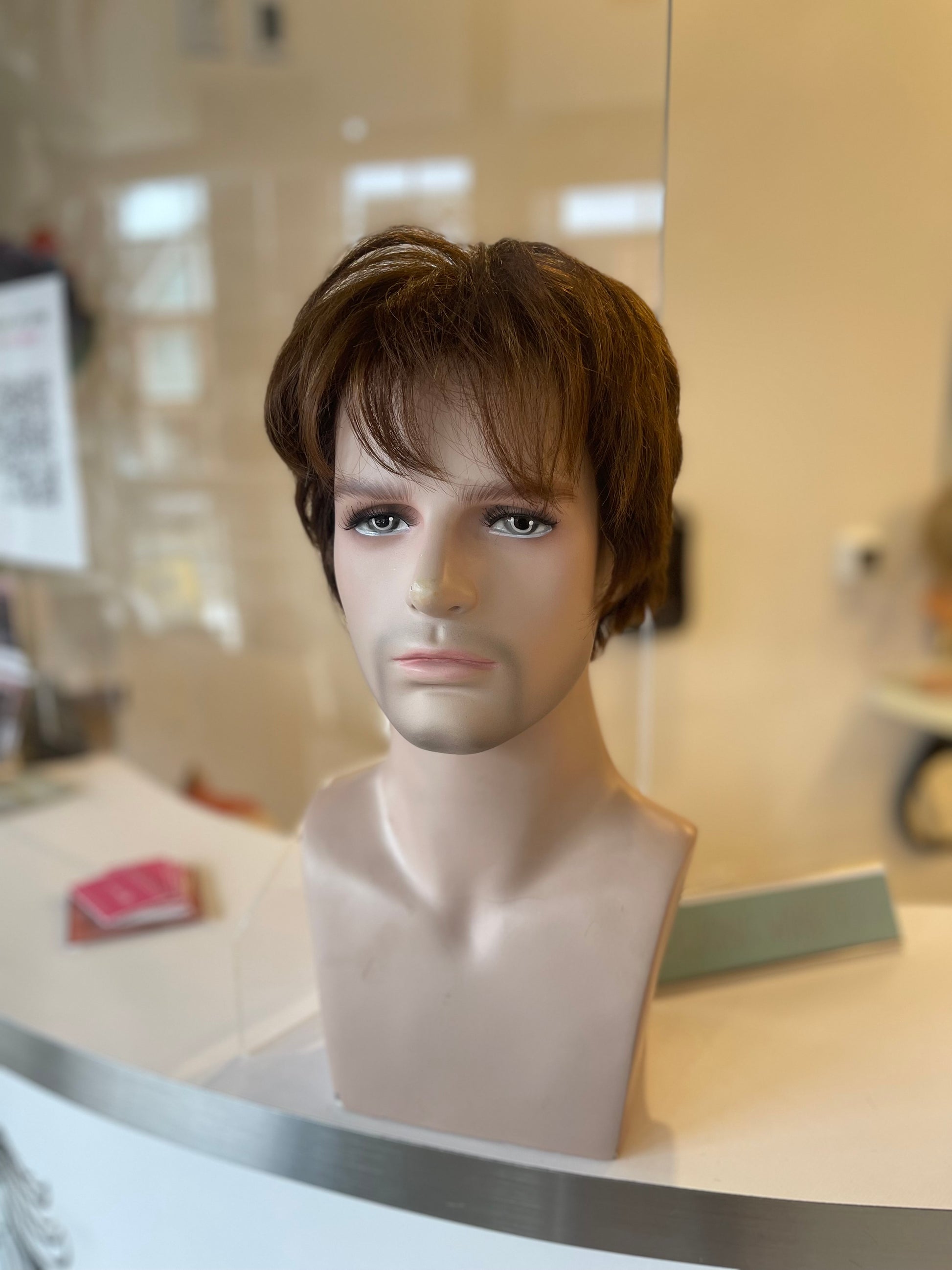 Human Hair Men Wig by Wigs R Us