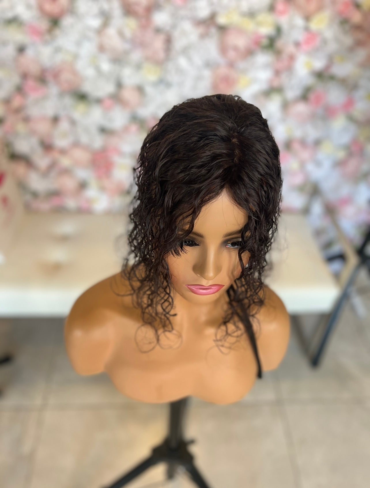 Curly Low Volume Topper by Wigs R Us