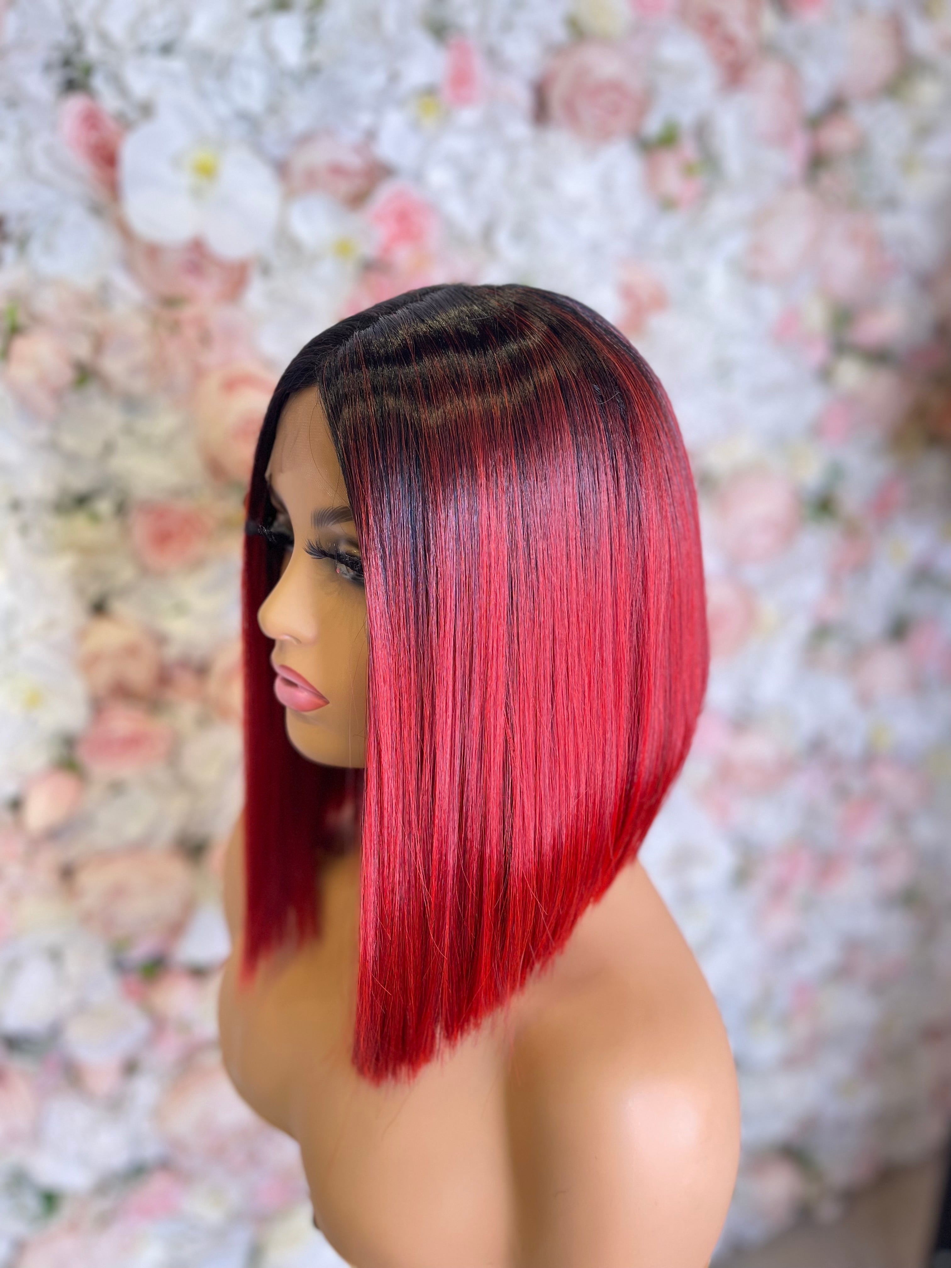 Cherry Synthetic Lace Wig