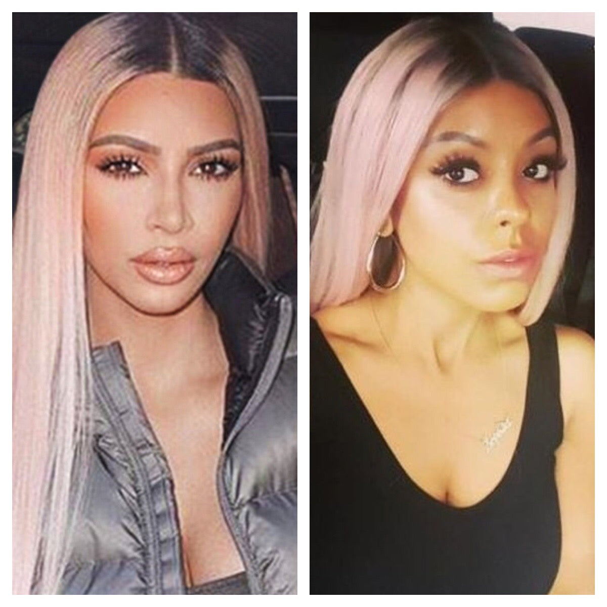 Kim k outlet human hair wig