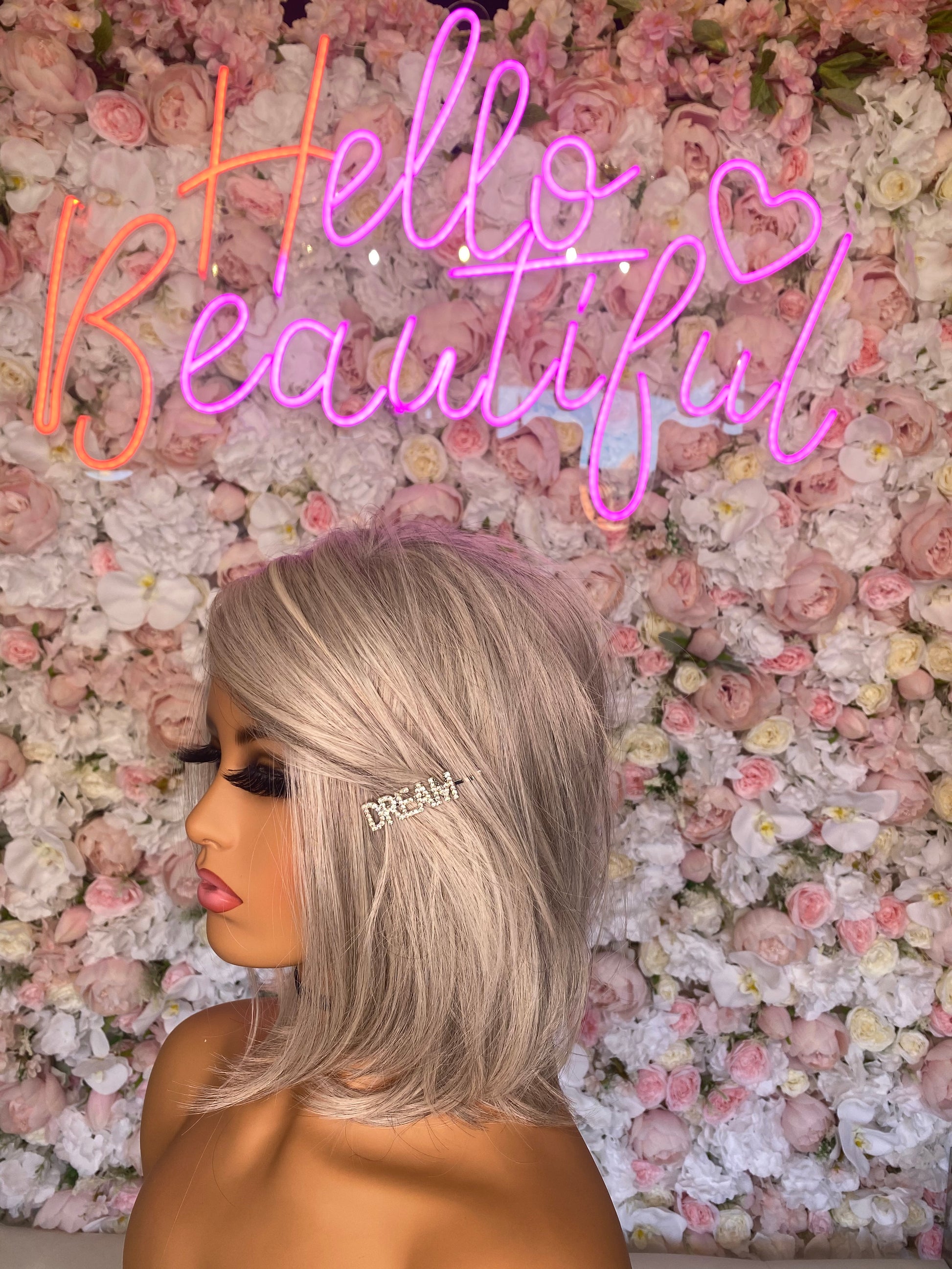 Grey Bob Wig  (Accepting Bookings)