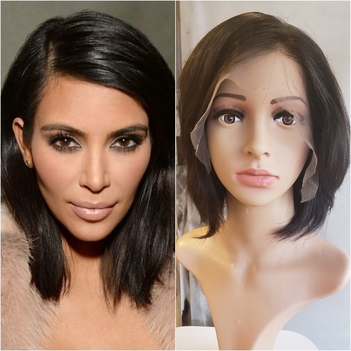 Bob Human Hair Lace Wig by Wigs R Us