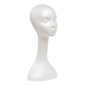 Mannequin Head Long Neck (Curbside Pickup ONLY)